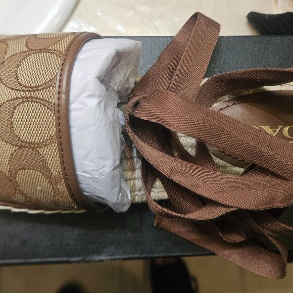 Coach Connie Jac Espadrilles lace up leg shoes - Picture 4 of 5